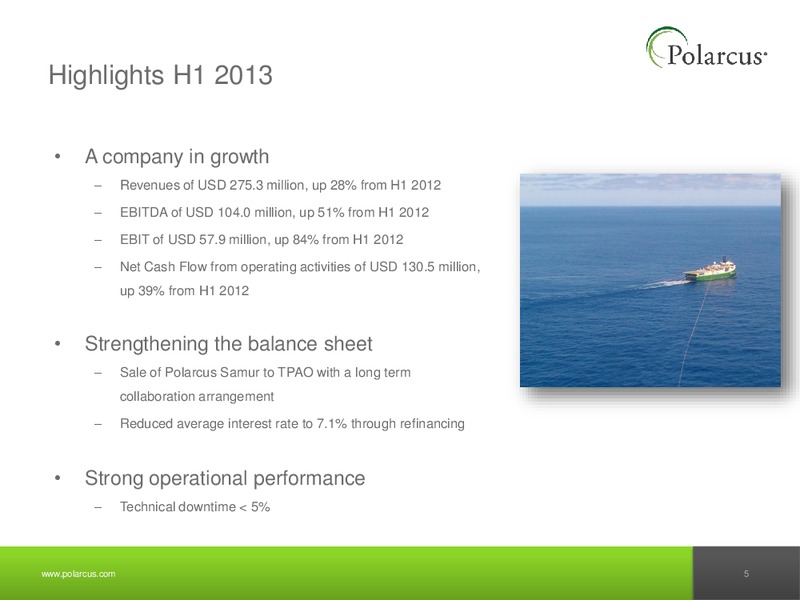 PARETO SECURITIES OIL & OFFSHORE CONFERENCE – Polarcus – slide 4