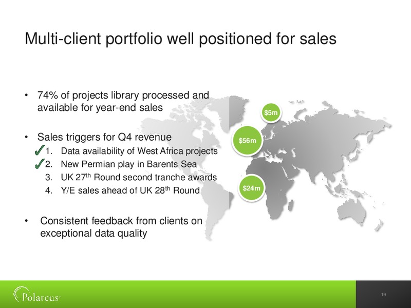 Q3 2013 EARNINGS CALL – Polarcus – slide 18