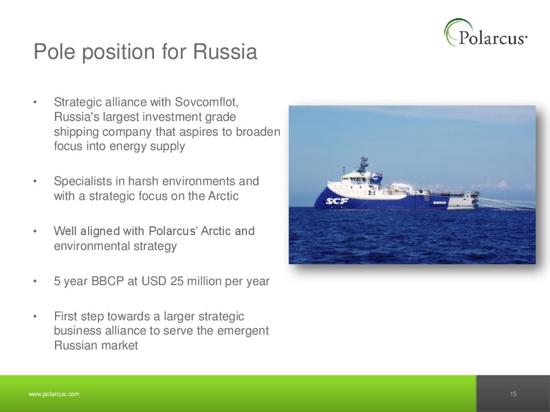 Q3 2011 REPORT – Polarcus – slide 14