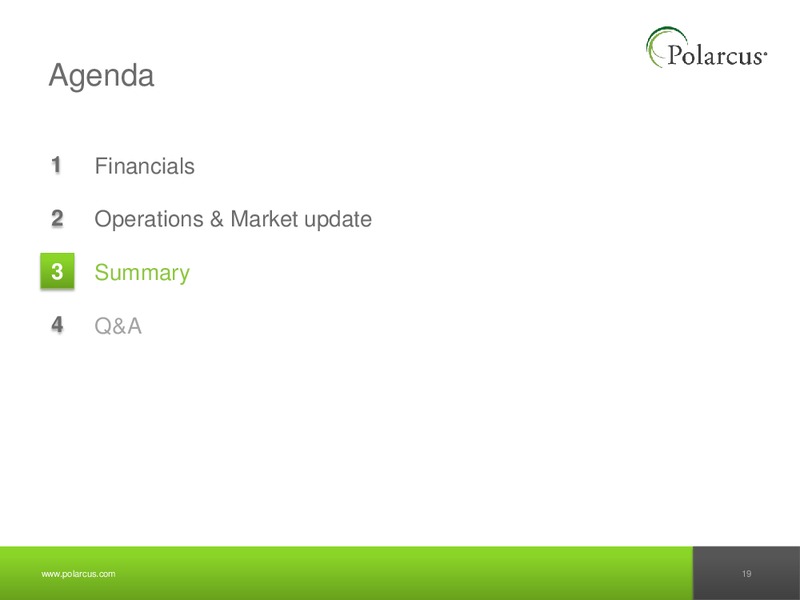 Q3 2011 REPORT – Polarcus – slide 18