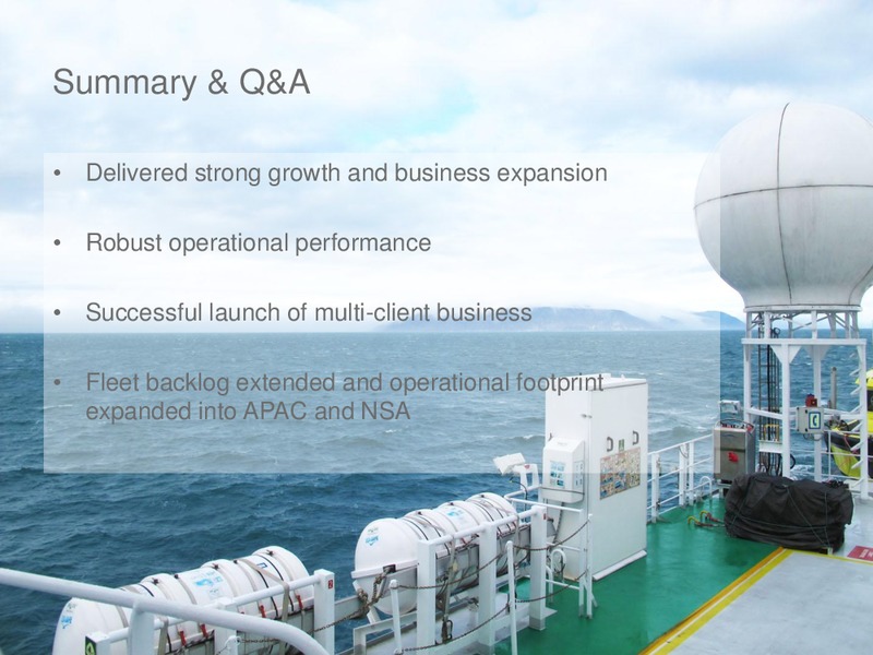 Q3 2011 REPORT – Polarcus – slide 19