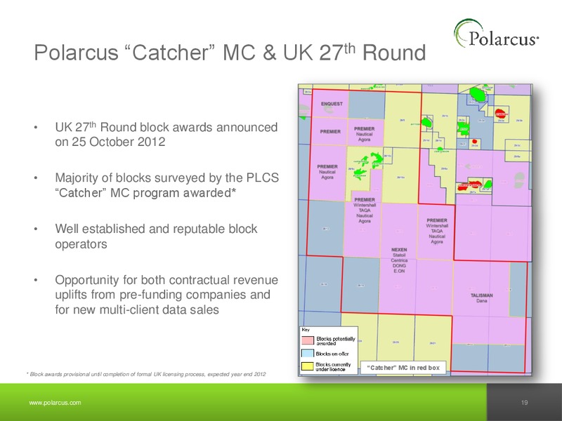 Q3 2012 REPORT – Polarcus – slide 18