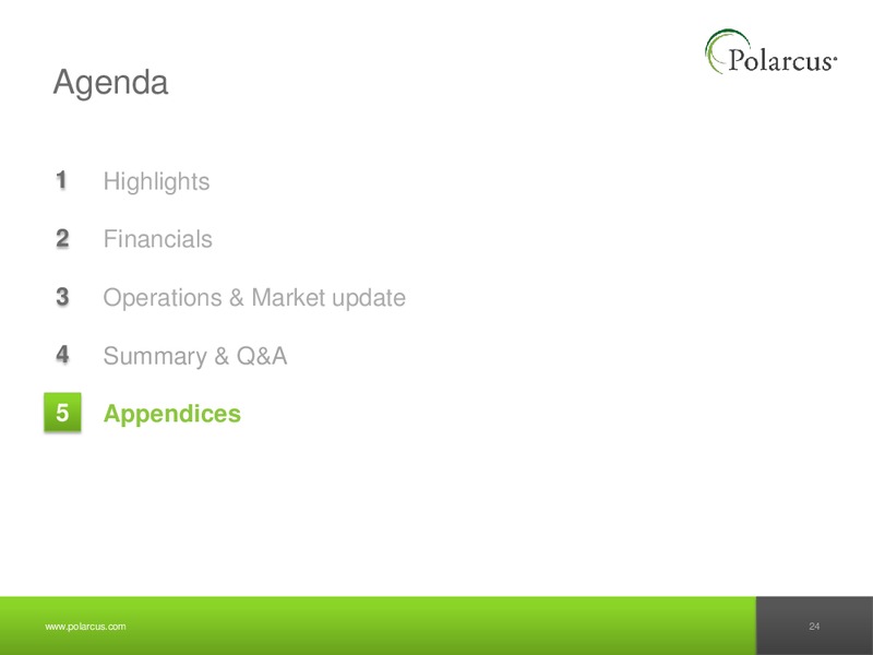 Q3 2012 REPORT – Polarcus – slide 23
