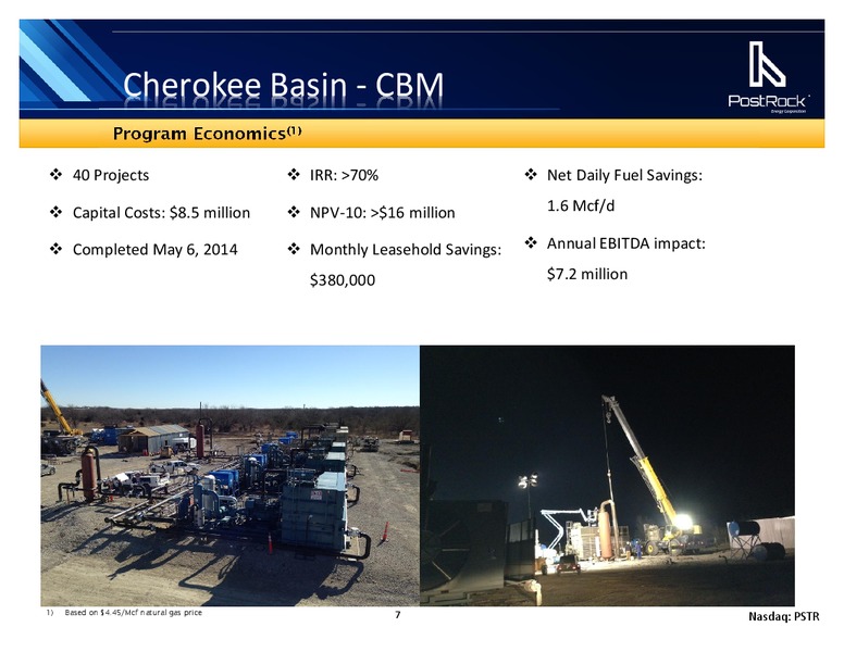PRESENTATION – Postrock Energy Corp – slide 6
