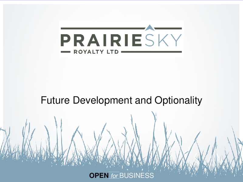 CORPORATE PRESENTATION – Prairiesky Royalty Ltd. – slide 10