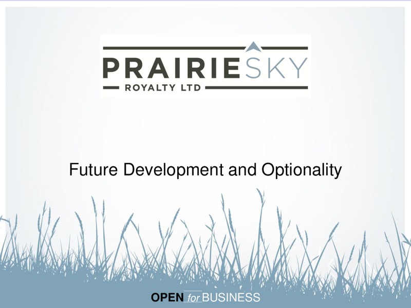 Investor Presentation – Prairiesky Royalty Ltd. – slide 11