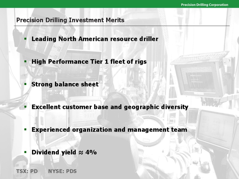 Credit Suisse Energy Conference – Precision Drilling Corporation – slide 19