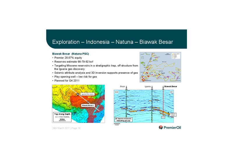 2010 ANNUAL RESULTS PRESENTATION – Premier Oil – slide 17