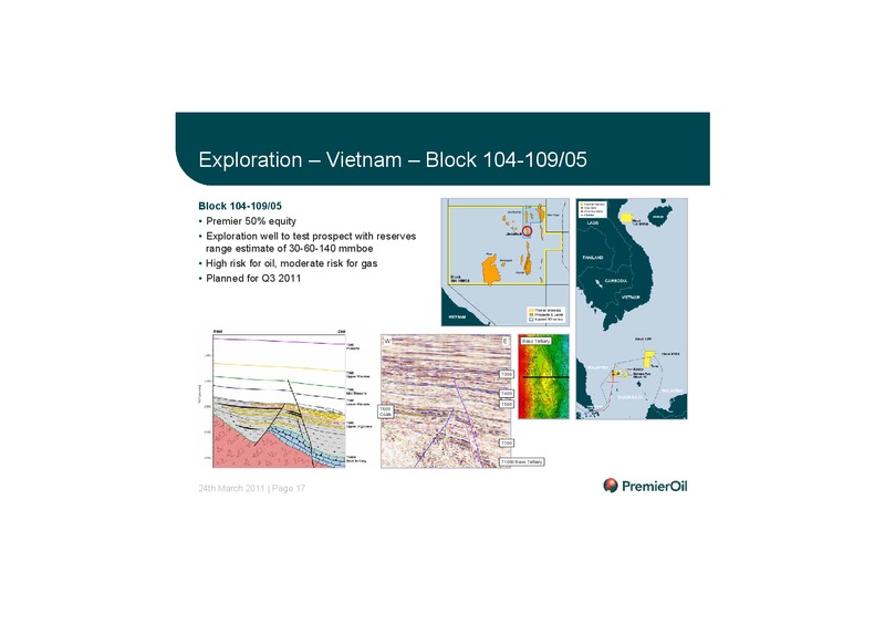 2010 ANNUAL RESULTS PRESENTATION – Premier Oil – slide 18