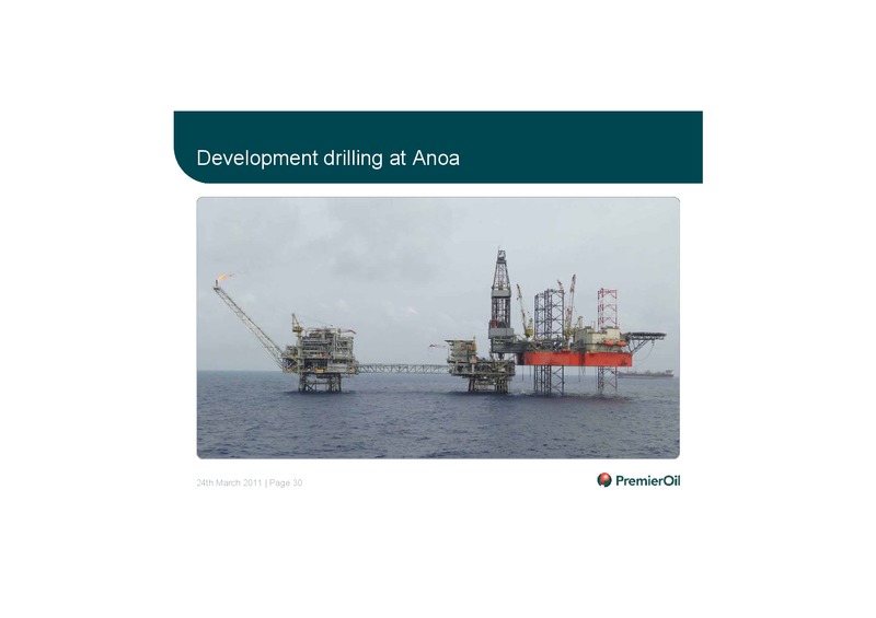 2010 ANNUAL RESULTS PRESENTATION – Premier Oil – slide 31