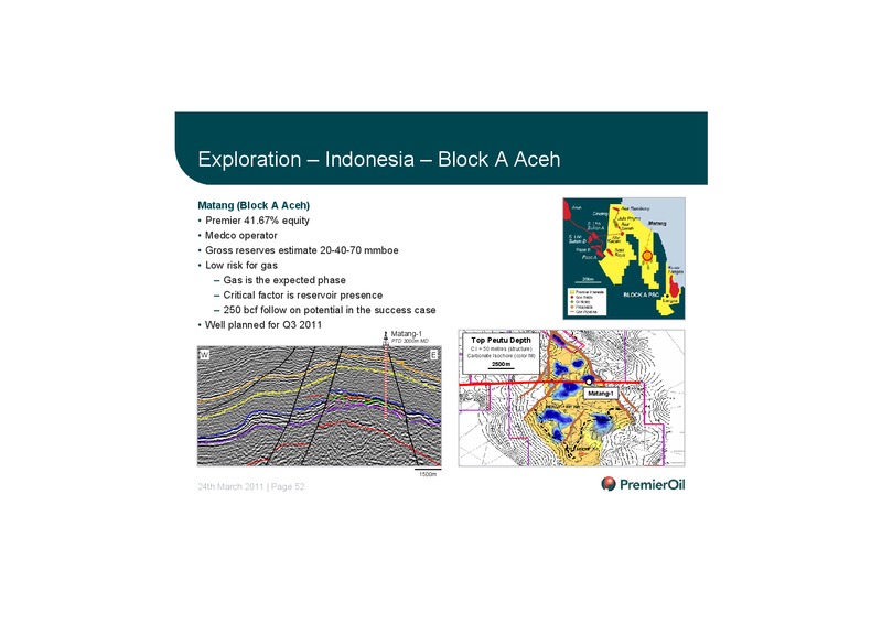 2010 ANNUAL RESULTS PRESENTATION – Premier Oil – slide 53