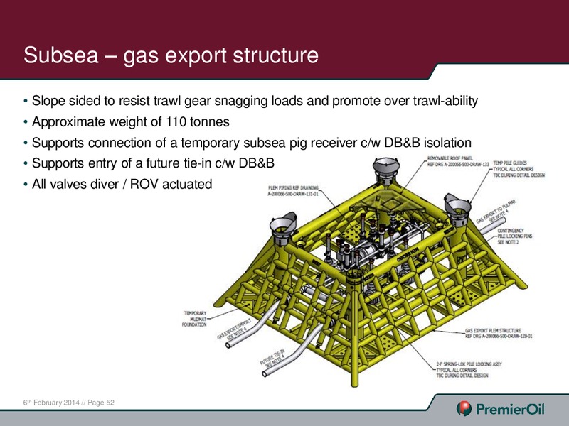 CAPITAL MARKETS PRESENTATION – Premier Oil – slide 52