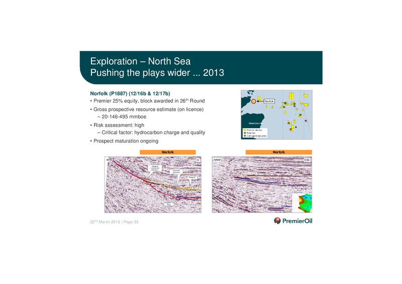 2011 ANNUAL RESULTS PRESENTATION – Premier Oil – slide 34