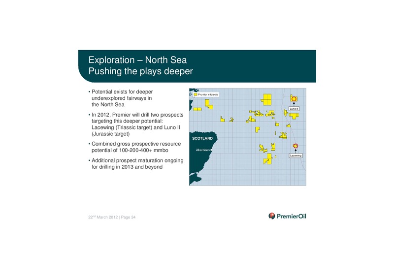 2011 ANNUAL RESULTS PRESENTATION – Premier Oil – slide 35