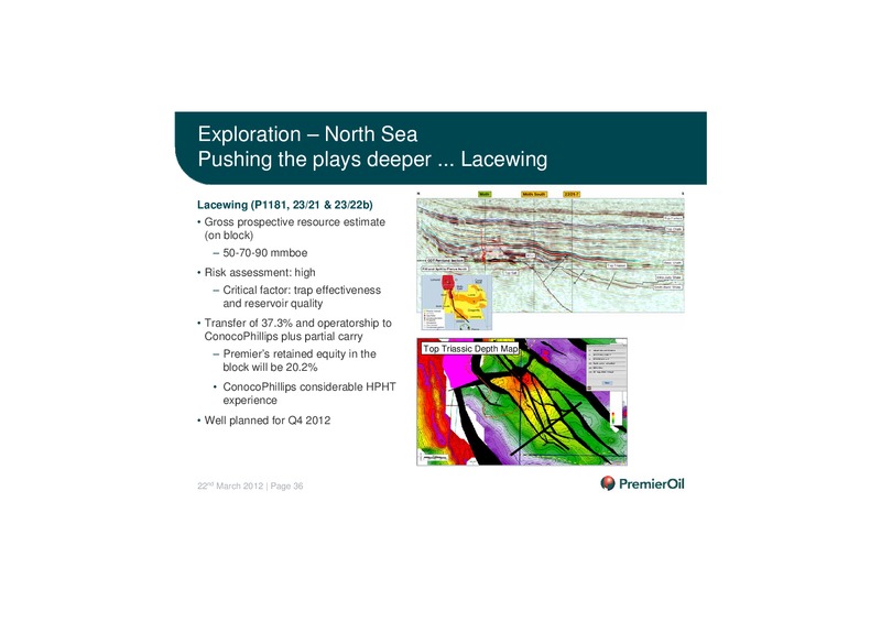 2011 ANNUAL RESULTS PRESENTATION – Premier Oil – slide 37