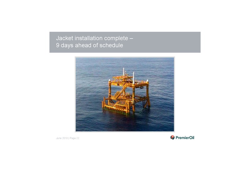 INVESTOR PRESENTATION – Premier Oil – slide 23