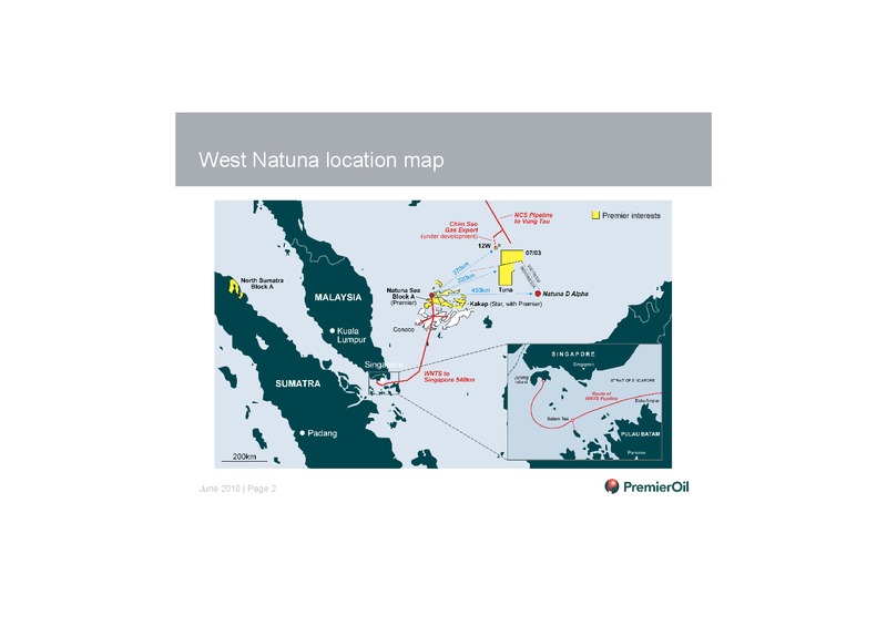 INVESTOR PRESENTATION – Premier Oil – slide 3
