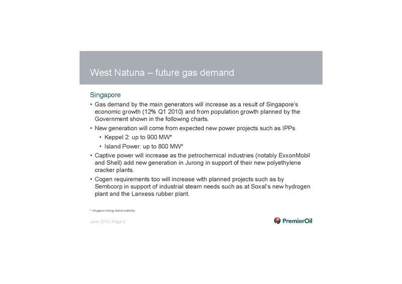 INVESTOR PRESENTATION – Premier Oil – slide 9