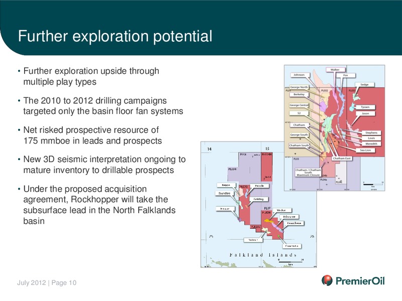 INVESTOR PRESENTATION – Premier Oil – slide 11