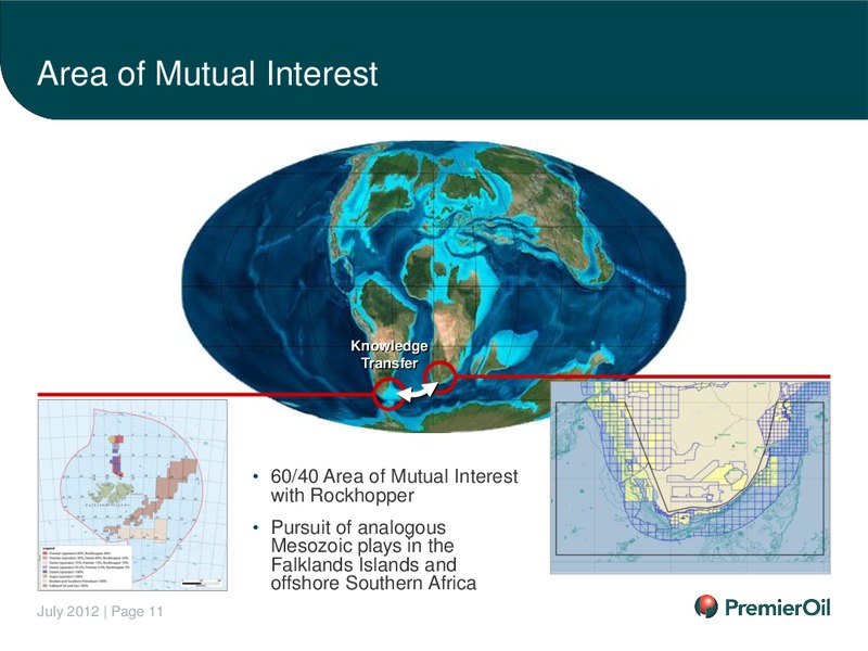 INVESTOR PRESENTATION – Premier Oil – slide 12