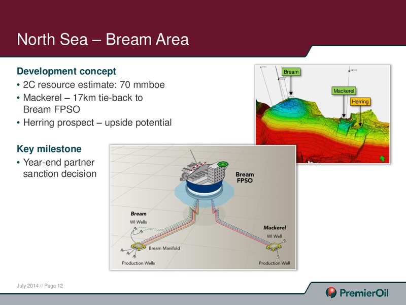 Investor Presentation – Premier Oil – slide 12