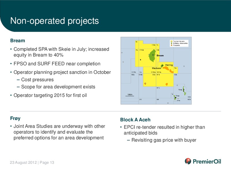 2012 HALF YEARLY RESULTS – Premier Oil – slide 14