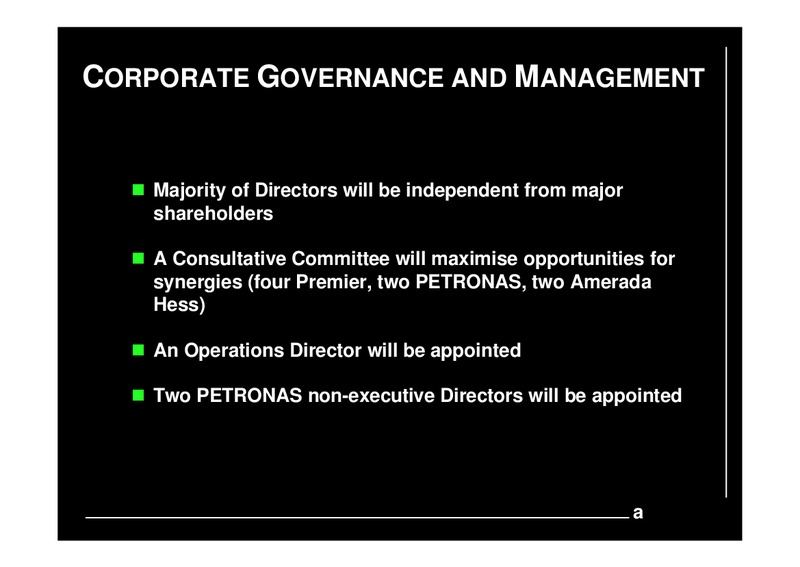 INVESTOR PRESENTATION – Premier Oil – slide 6