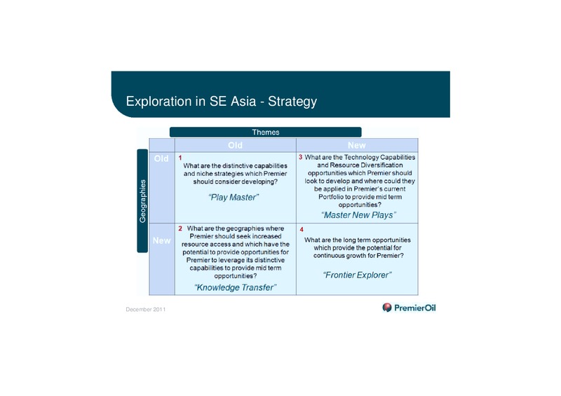 ASIA EXPLORATION – Premier Oil – slide 32