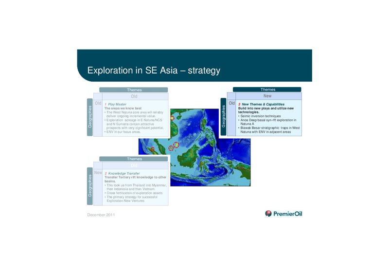 ASIA EXPLORATION – Premier Oil – slide 35