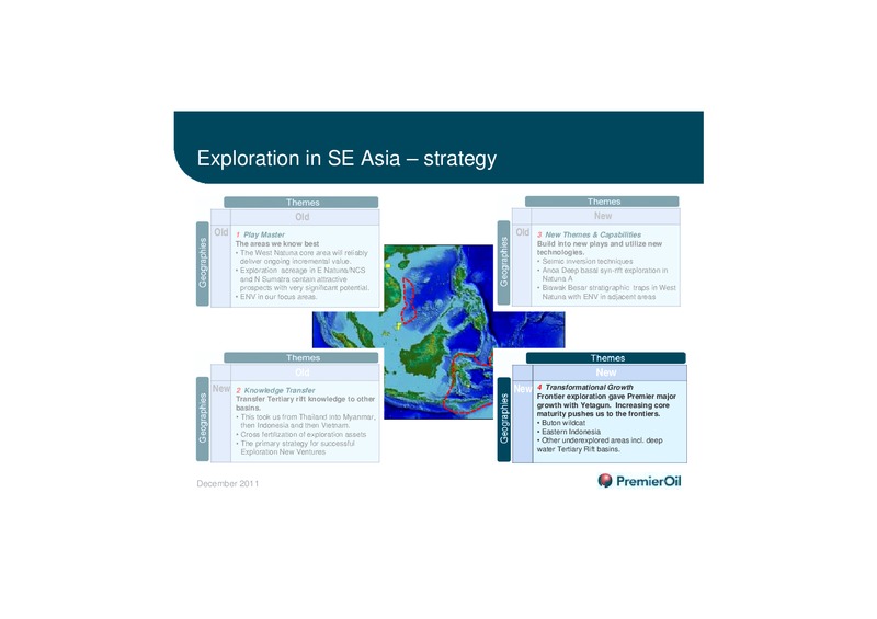 ASIA EXPLORATION – Premier Oil – slide 36