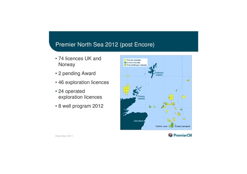 MEAP AND ENB EXPLORATION – Premier Oil – slide 22