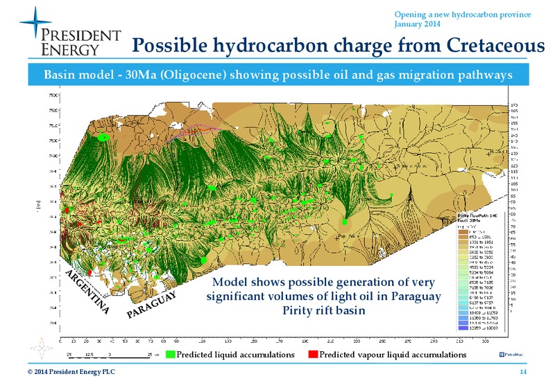 2014 Paraguayan Chaco drilling campaign – President Energy Plc – slide 13