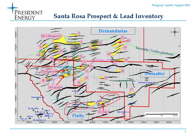 Paraguay Update – President Energy Plc – slide 8