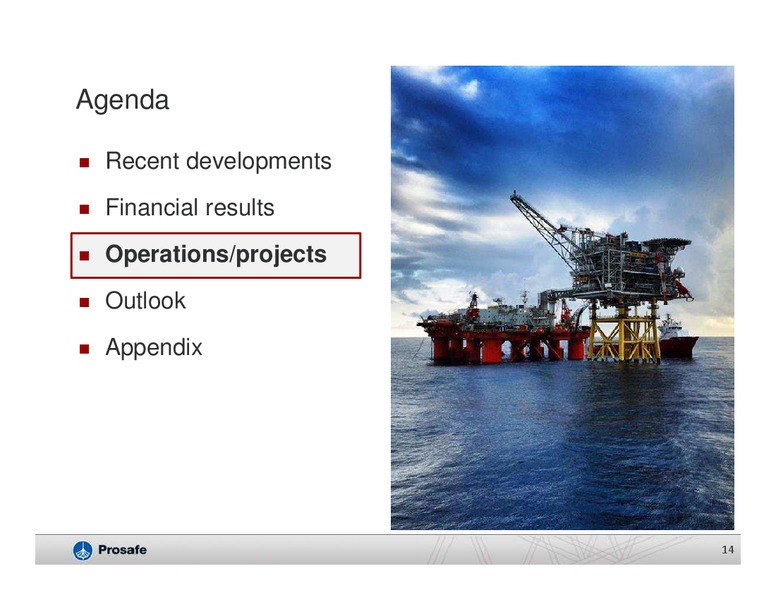 Q4 2014 EARNINGS CALL – Prosafe Se – slide 13