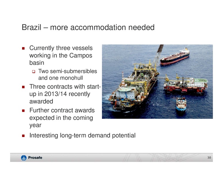 Q1 2013 EARNINGS CALL – Prosafe Se – slide 29