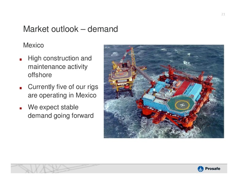 Q2 2010 EARNINGS CALL – Prosafe Se – slide 20