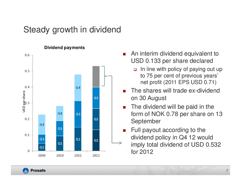 ARETO SECURITIES 19TH ANNUAL OIL AND OFFSHORE CONFERENCE – Prosafe Se – slide 6