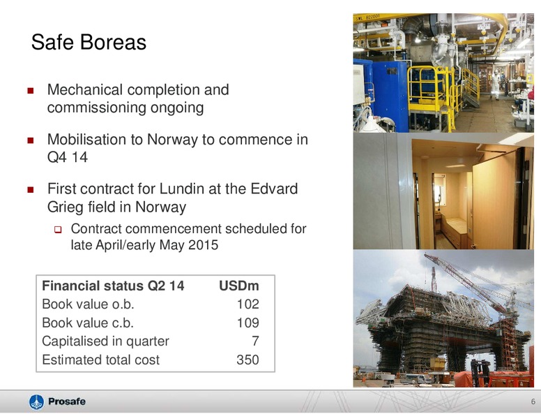 COMPANY PRESENTATION – Prosafe Se – slide 5