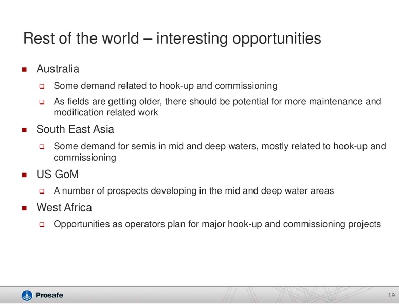 COMPANY PRESENTATION – Prosafe Se – slide 18