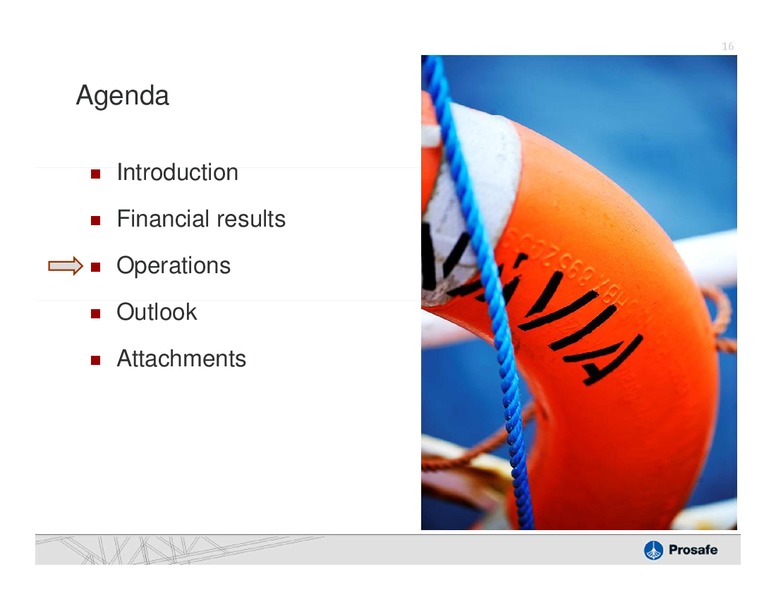 Q3 2011 EARNINGS CALL – Prosafe Se – slide 15