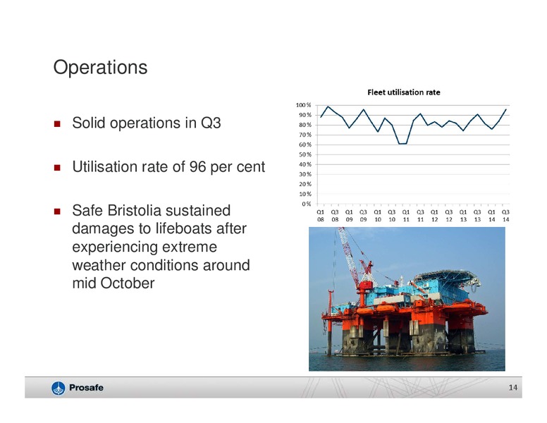 Q3 2014 RESULTS – Prosafe Se – slide 13