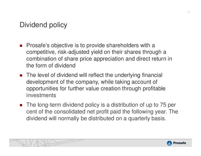 DAHLMAN ROSES OIL SERVICES & DRILLING CONFERENCE – Prosafe Se – slide 21
