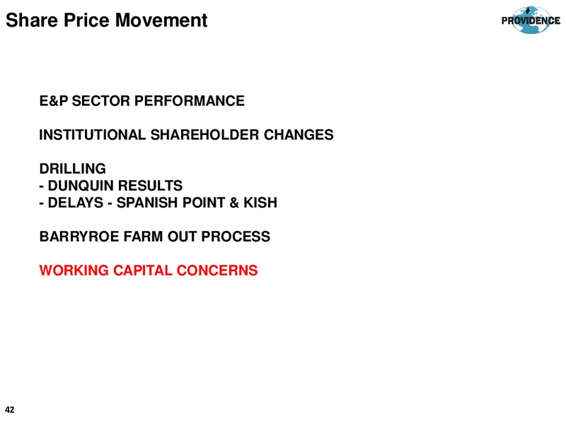 Annual General Meeting – Providence Resources, Inc. – slide 42