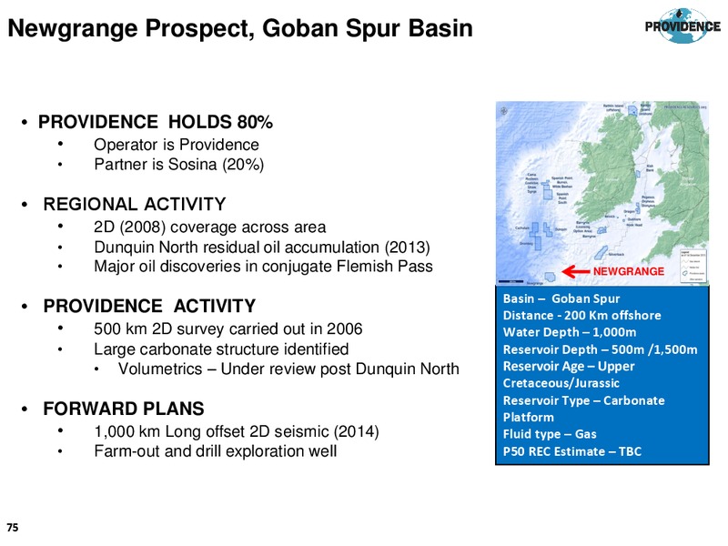 Annual General Meeting – Providence Resources, Inc. – slide 75