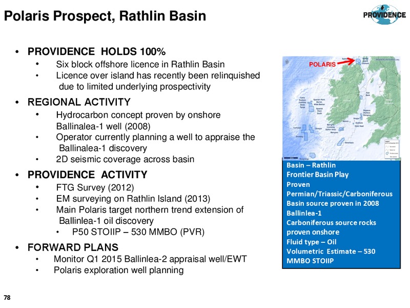 Annual General Meeting – Providence Resources, Inc. – slide 78