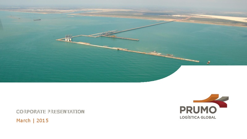Corporate Presentation – Prumo Global Logistics – slide 1