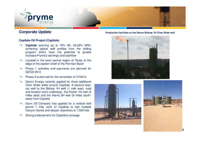 AGM – Pryme Energy Limited – slide 5