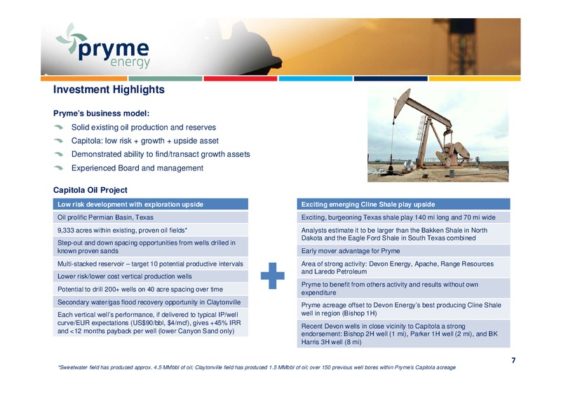 AGM – Pryme Energy Limited – slide 6