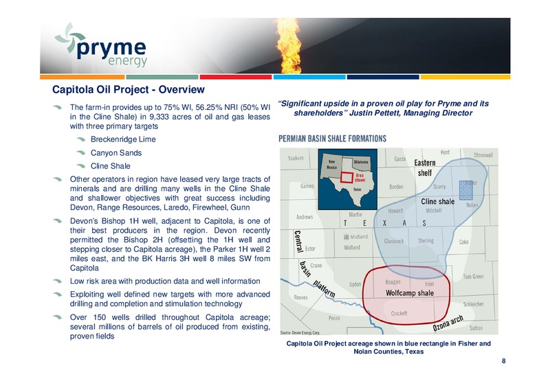 AGM – Pryme Energy Limited – slide 7