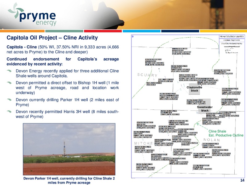 INVESTOR PRESENTATION – Pryme Energy Limited – slide 13
